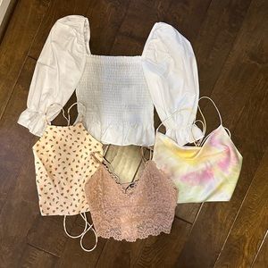 Four Zara Tops -  Size XS and S